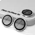(3 Pack) Orzero Camera Lens Protector for iPhone 17e / iPhone 16e, [EZ Install] [Case-Friendly] 9H Tempered Glass Bling Lens Cover Accessories, Military-Grade Shockproof, HD Clarity Anti-Glare - Glitter Silver by JumpIntoOrzeroLet%E2%80%99sExploreLikeNeverBefore