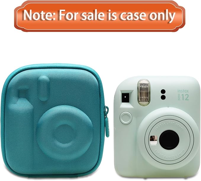 LTGEM Case Compatible with Fujifilm Instax Mini 13/12 Instant Camera, Green | Fits Instant Camera 11/10/9/8/7/7+ and FUJIFILM Instax Mini Instant Flim with Shoulder Strap, Case Only - Image 8