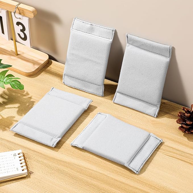 VILLCASE 4pcs Camera Bag Divider Camera Bag Compartment Divider Lens Protection Insert Backpack Inserts Lens Separator Pad Grey Fiber Fleece - Image 8