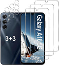 [3+3 Pack] Galaxy A16 5G Screen Protector + Camera Lens Protector, 9H Tempered Glass, Anti Scratch, Easy Installation, Bubble Free, HD Screen Protector for Samsung Galaxy A16 5G by Gliansen
