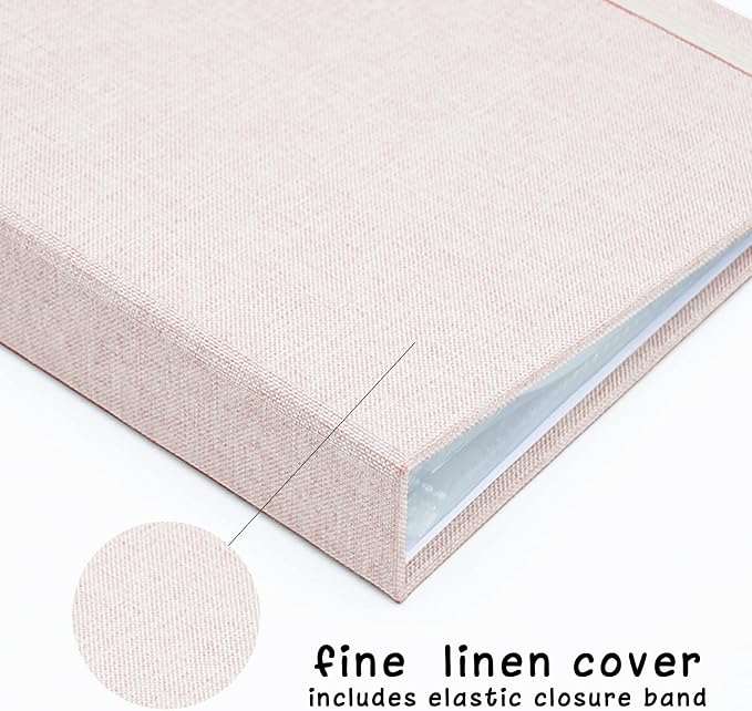 Mini Photo Album for Fujifilm Instax Mini Polaroid Snap, Linen Picture Book 2x3, Each Small Album Holds 208 Photos - Image 2