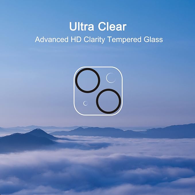 Ailun 3 Pack Camera Lens Protector iPhone 15/14/iPhone 15 Plus/14 Plus | Tempered Glass, Ultra HD, Anti-Scratch, Case Friendly, Does not Affect Night Shots - Image 4