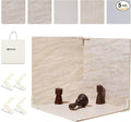 5PCS Double Sided Flat Lay Photo Studio Backdrop Boards, 16x16 Inch Waterproof Tabletop Background Board, Reusable Backdrop Props for Food Makeup Jewelry Product Shooting by EOAJAFOU