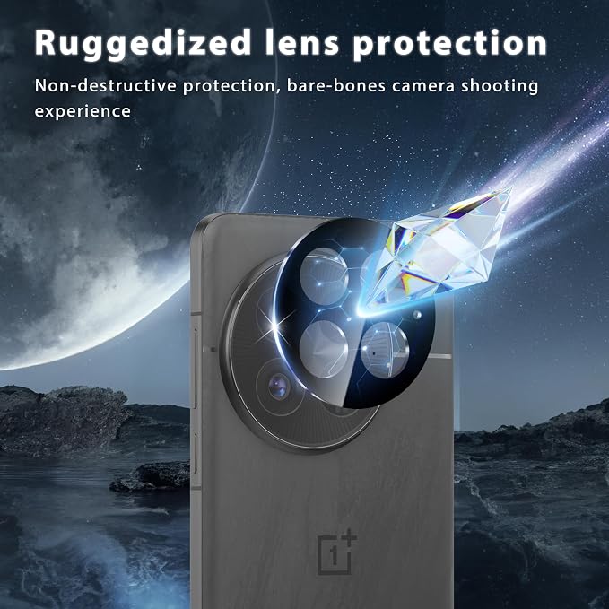 2 Pack for OnePlus 13 Screen Protector[No Glass] | 2 Pack Camera Lens Protector with Installation Frame,Support Fingerprint Unlock, Touch Sensitive, Anti-Scratch, Case Friendly - Image 3