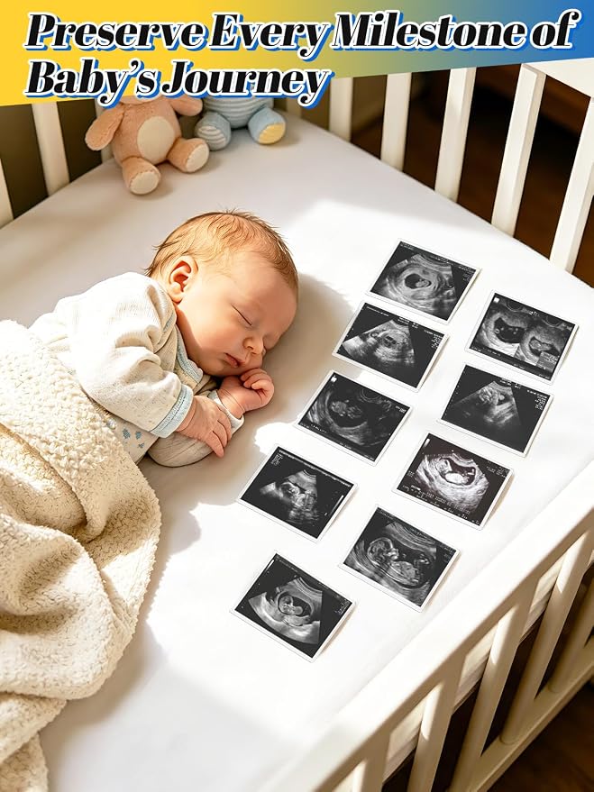 Easy-Slide Photocard Sleeves Photo Protector for 3x4in Ultrasound Pictures | Keep Baby Sonogram Picture/Special Memories Safe, Pregnancy Journal Must Haves, Pregnancy Gifts for Expecting Mom, 20 Pack - Image 6