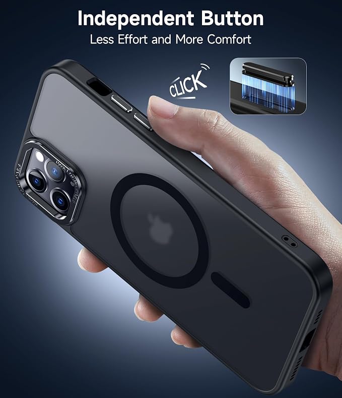 LeYi for iPhone 11-Pro-Case with Screen Protector X2 + Camera Cover X2: i Phone 11pro Cases for MagSafe Magnetic 11Procase Protection Affordable Women Men Daily Style Teens & Young, Black - Image 6