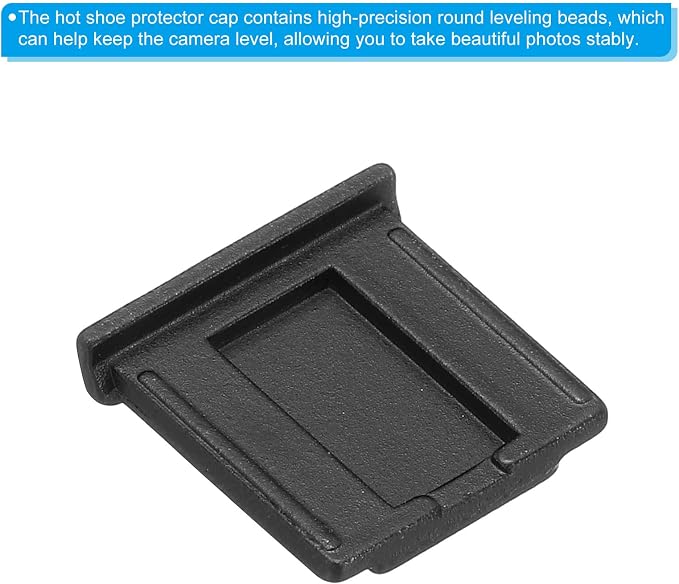 PATIKIL Universal Camera Hot Shoe Cover Cap, Hot Shoe Cap Hot Shoe Protector Zinc Alloy Suitable for Nikon for Fujifilm for Pentax DSLR/SLR Camera, Black - Image 4