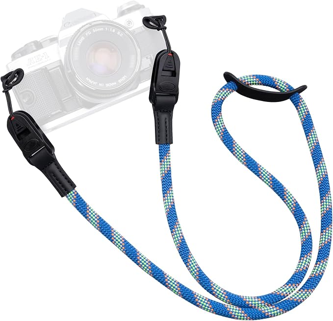 VKO Camera Strap Rope Quick Release Neck Shoulder Straps for Photographers | Film SLR DSLR Cameras Vintage Cute QD Nylon Adjustable by VKO