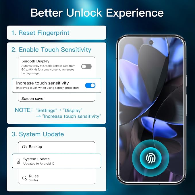 JETech Screen Protector for Google Pixel 9 Pro, 2+2 Pack | with Camera Lens Protector, HD Clear Tempered Glass, Anti-Scratch Protection, Easy Installation Tool - Image 3