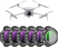 NEEWER CPL ND Filter Set Compatible with DJI Mini 5 Pro (CPL/ND8/ND16/ND32/ND64/ND128), Snap On Circular Polarizing Polarizer Neutral Density Lens Filter Multicoated Drone Camera Accessories, 6 Pack by Neewer