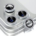 Choiche for iPhone 17 Pro/iPhone 17 Pro Max Camera Lens Protector | Ultra HD, Bling 9H Tempered Glass Camera Cover Screen Protector Metal Ring Decoration Accessories (Diamond-Silver) by Choiche