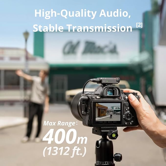 DJI Mic Mini (2 TX + 1 RX + Charging Case), Ultralight, Detail-Rich Audio | 48h Use, Noise Cancelling, Automatic Limiting, Wireless Microphone for Camera/iPhone/Android, Vlog, Streaming - Image 3