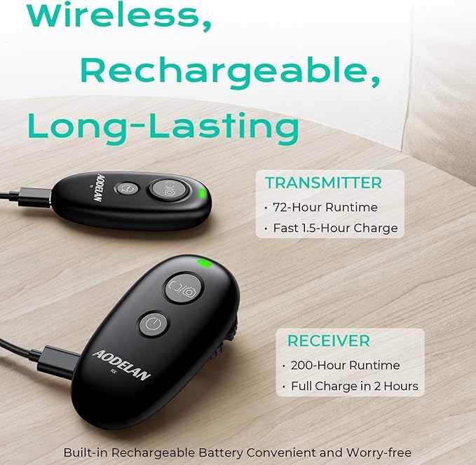 USB-C Rechargeable Wireless Camera Remote Shutter Release for Canon | EOS RP R6 Rebel T7 T6 T5 T3 SL2 5D Mark II III IV 6D Mark II 7D Mark II 7D Series 5D Series - Image 3