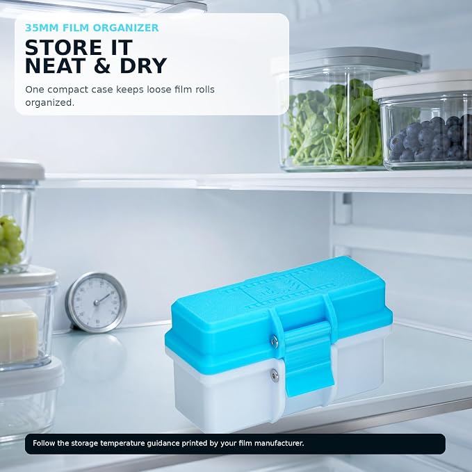 35mm Film Storage Case, 3-Roll 135 Film Canister Holder with Snap Latch, PET Film Organizer - Image 6