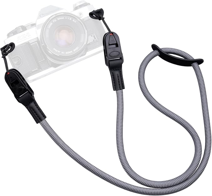 VKO Camera Strap Rope Quick Release Neck Shoulder Straps for Photographers | Film SLR DSLR Cameras Vintage Cute QD Nylon Adjustable by VKO
