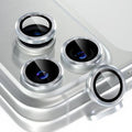 Choiche for iPhone 17 Pro/iPhone 17 Pro Max Camera Lens Protector | Ultra HD, 9H Tempered Glass Camera Cover Screen Protector Metal Ring Decoration Accessories (Silver) by Choiche