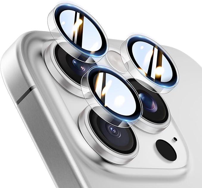 TOCOL for iPhone 14 Pro Max Camera Lens Protector/iPhone 14 Pro Camera Lens Protector Tempered Glass HD Individual Scratch Resistant Cover Accessories Case Friendly 2 Pack（Clear） by TOCOL