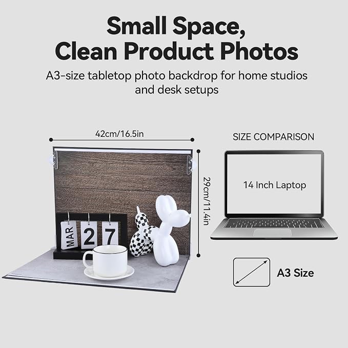 Product Photography Backdrops,Double Sided Flat Lay Photoshoot Props | 11PCS 22Patterns Small Photo Backdrop Board for Food Jewelry Cosmetics, ugc Background Board for Content Creators,11.7x16.5'' - Image 7