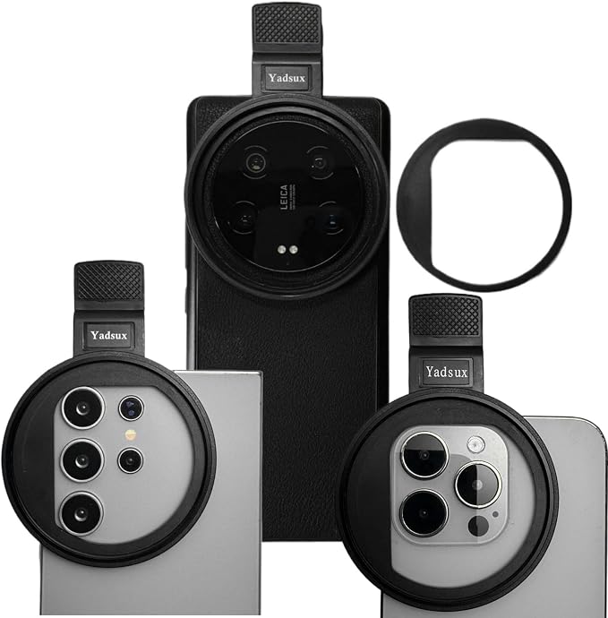 67mm Clip-on Phone CPL Polarizer Filter Lens for Samsung24,23,22 iPhone16,15,14, and Other Smart Phones, Equipped with Detachable Right Angle Shading Board, Applicable to All Mobile Phone Cameras - Image 4
