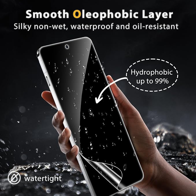 3 Pack for OnePlus 13 Screen Protector [Not Glass] | with Installation Frame,Support Fingerprint Unlock, Edge Coverage, Touch Sensitive, Anti-Scratch, Case Friendly - Image 4
