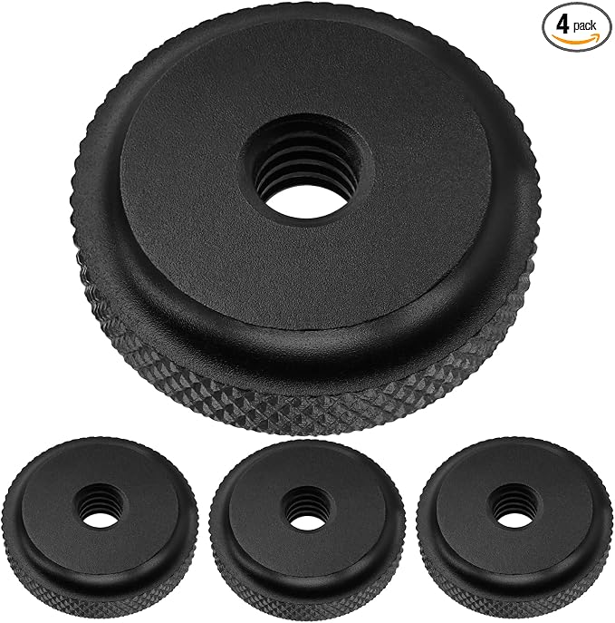 Camera Hot Shoe Mount Screw Adapter 1/4" to 1/4", BENACES 4-Pack Aluminum Alloy 1/4 Inch Nut Female Dual Thread Converter Connector for Heads, Tripods by BENACES