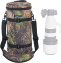 ZZQ&CCF Camera Lens Case Pouch Bag for Sony FE 200-600mm F5.6-6.3 G OSS Water Resistant Protective Camera Lens Pouch for Super Telephoto Zoom Lens #Leaf by ZZQCCF
