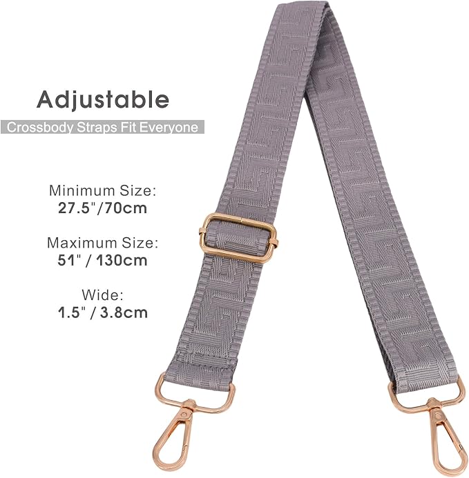 Replacement Purse Strap Shoulder Strap Adjustable Crossbody Strap for Women Crossbody Wide Shoulder Bag - Image 5