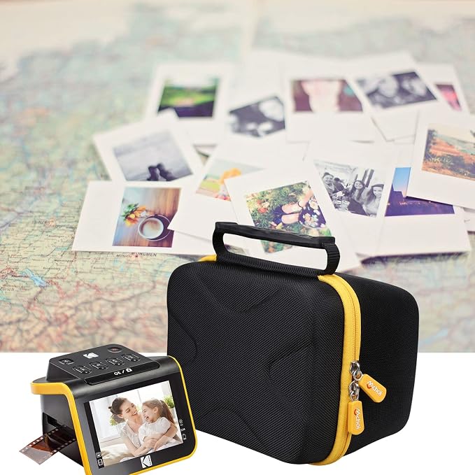 Mchoi Hard Case for Kodak Slide N SCAN, Shockproof EVA Carrying Case for Kodak Film and Slide Scanner with 5" LCD Screen, Hard Protective Storage Pouch with Mesh Pocket, Case Only - Image 9