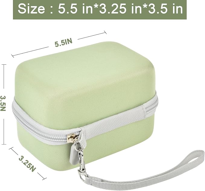 Digital Camera Case Compatible with KODAK EKTAR H35 H35N Half Frame Film Camera, Storage Holder Organizer for Kodak Ultra F9 M35 M38 Paper Shoot kamera, 35mm Film Rolls (Box Only) - Green | Camera and 35mm Film Rolls Storage, Mesh Pocket for Small Acce... - Image 5