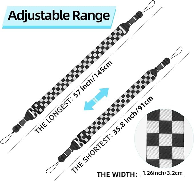 3 Pack Adjustable Shoulder Strap, iPad Strap Nylon Neck Lanyard | for iPad/Samsung Tablet Case,Camera Binocular Crossbody Laptop Luggage Bag - Image 2