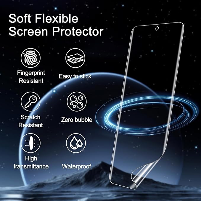 3 Pack for OnePlus 13 Screen Protector [Not Glass] | with Installation Frame,Support Fingerprint Unlock, Edge Coverage, Touch Sensitive, Anti-Scratch, Case Friendly - Image 8