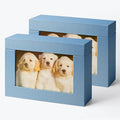 Cardboard Photo Boxes For Pictures 5x7, Family Photos Storage Box Set, Photo Album Box, Small Photo Storage Box Archival For Couple Photos, Postcards Box(2pack) by Aiuonenian