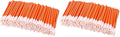 Chinco 200 Pieces Foam Swab Sponge Swab Foam Tips Sponge Stick for Inkjet Printer Print Head Camera Optical Lens Optical Equipment(Orange,3.66 Inch) (Pack of 2) by Chinco