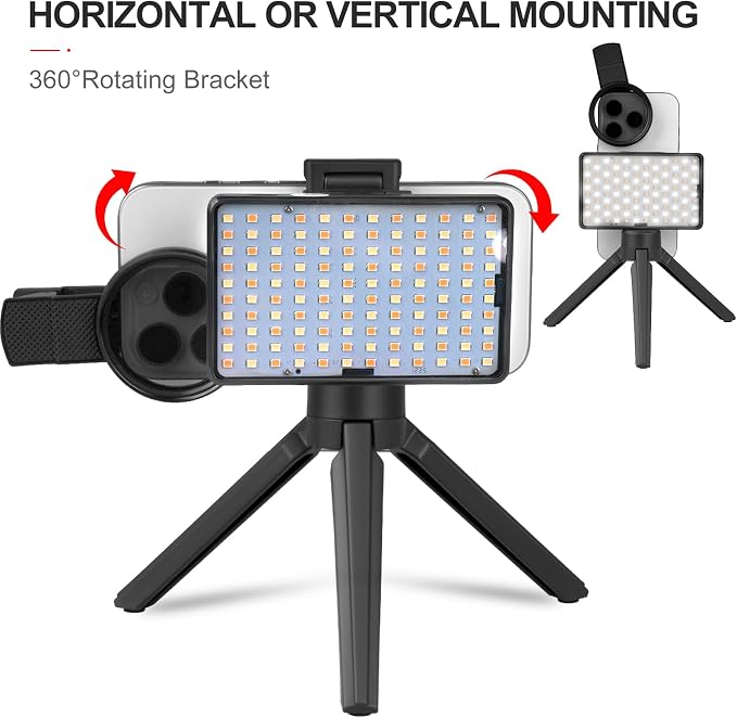 Tattoo Light Kit with 120LED and CPL Filter Lens, Polarized Light for Tattoo, Tattoo Equipment & Supplies, Compatible with iPhone DSLR Camera, Tattoo Lighting Lamp Food Photography Remove Glare - Image 8
