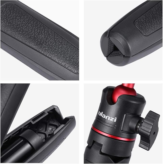 ULANZI MT-08 Mini Extension Pole Tripod for Phone Camera | Extends to 21.3in, Phone Holder Included w Cold Shoe Mount, 2-in-1 Tripod Grip, for iPhone Android Canon Sony - Image 9