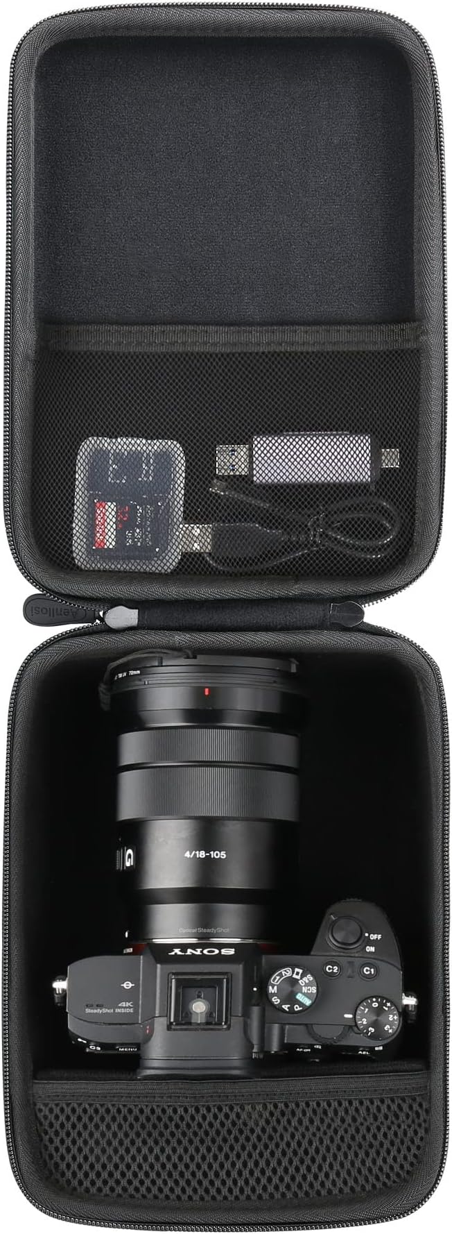Aenllosi Hard Case for Sony Alpha 7 II III IV/7R V/Sony Camera, Black | EVA case construction, Water-resistant design, Impact-resistant design, Case only by Aenllosi