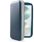 UENTIP CD Case,96 Capacity Hard Plastic DVD Case Holder for Car Home Travel | CD DVD Storage,Zipper Closure,Scratch-Resistant Sleeves,Stay Away Dust and Damp,Storage Music Video Gaming Discs Blu-ray by UENTIP