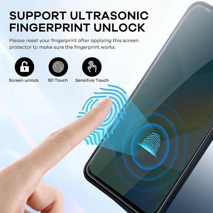 3+3 for Samsung Galaxy A16 5G Privacy Screen Protector Camera Protector | 9H Tempered Glass Cell Phone Protector Camera Lens Protector - Image 8