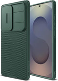 Nillkin for Samsung Galaxy S25 Ultra Case with Camera Cover, [Lens Protection] Mil-Grade Shockproof Protective Bumper Hard Cover Slim Phone Case for Galaxy S25 Ultra Cases 6.9'' Green by Nillkin