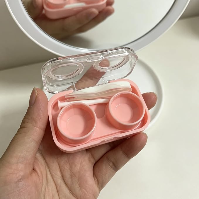 Contact Lens Case, Travel Size Cute Colored Contact Lenses Applicator Remover Tool Kit for Daily Outdoor (4 Pack) - Image 7