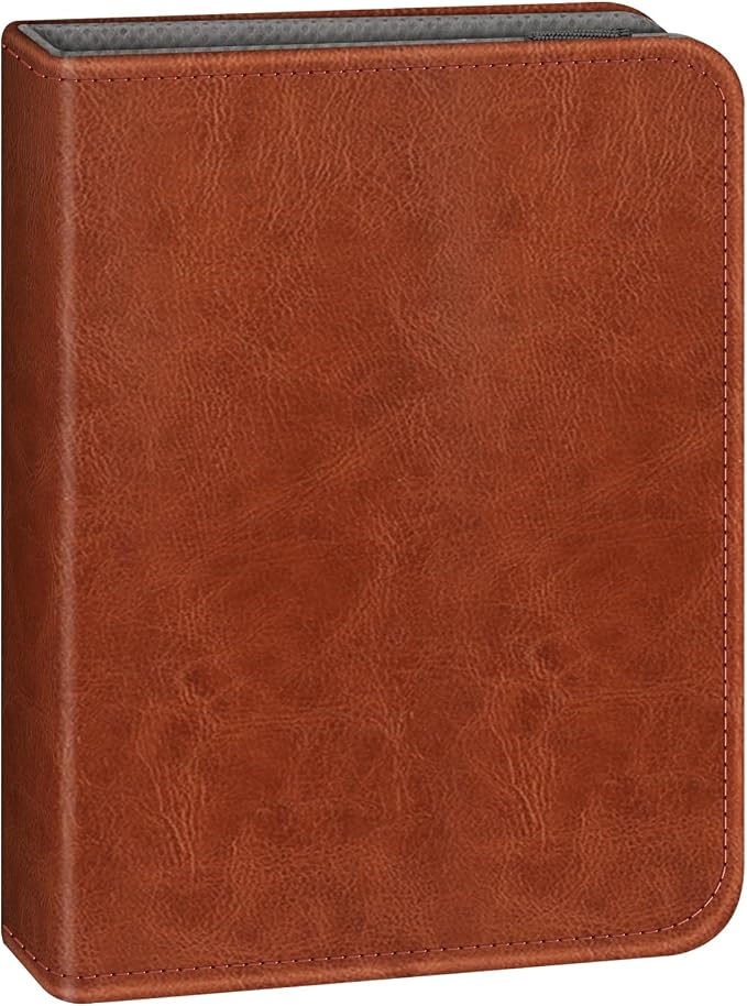 Fintie Instax Mini Photo Album for 2x3-Inch Film - 104 Pockets Small Albums for Fujifilm Instax Mini 12/11/99/40/7+/EVO/LiPlay/Link 3-2-1 Instant Camera/Polaroid Hi-Print Printer, Brown - Image 9