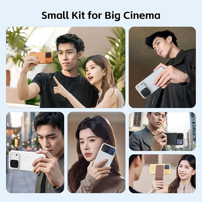 SmallRig ND/Black Mist Filter Kit for iPhone 17 Pro Max, 6 Pack, Silver | Includes 1/4 Black Mist, ND2, ND4, ND8, ND16, ND32 filters, magnetic base mount, 6-pack, silver - Image 9