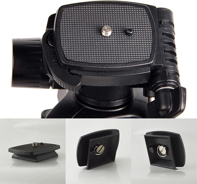 2-Pack Universal 43x43mm Quick Release Plate Set for Velbon Tripods, Compatible with CX-444, CX-888, CX-460, DF-50 - Durable, Easy-to-Use Quick Release System for Efficient Photography - Image 7