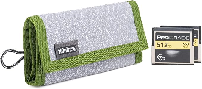 Think Tank Secure Pixel Pocket Rocket V2 Folding Wallet for Multiple Card Sizes (Highland Green) by ThinkTankPhoto
