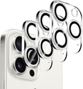 3 Pack Dengduoduo Tempered Glass Camera Lens Protector for iPhone 15 Pro 6.1" & for iPhone 15 Pro Max 6.7", Ultra HD, 9H Hardness, Anti-Scratch, Case Friendly, Easy to Install [No Affect on Night Shots] by Dengduoduo