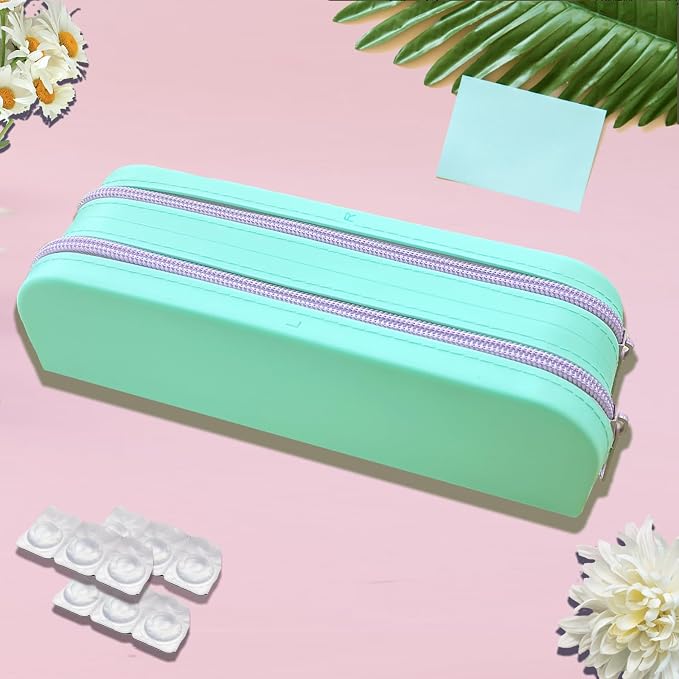 AITIME Disposable Daily Contact Lens Organizer Dispenser with Labeled R&L | Contact Lens Travel Case Holder 40 Lens,Color Contact Lens Storage Bag Kit - Image 5