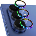 Meshine for Samsung Galaxy Z Fold 7 Camera Lens Protector,Scratch Proof,Strong Adsorption,9H Hardness with Metal Ring Camera Cover,Ultra Thin Case Friendly, Accessories Lens Protector,Colorful by Meshine