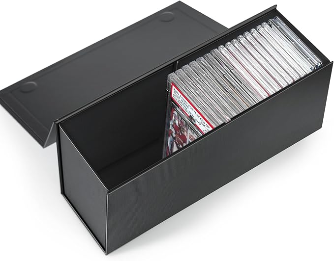 Graded Sports Card Storage Box, PSA Graded Card Storage Box, Trading Card Storage Box, Graded Card Slab Case Compatible with PSA, BGS, SGC-1 Pack by CollectHall