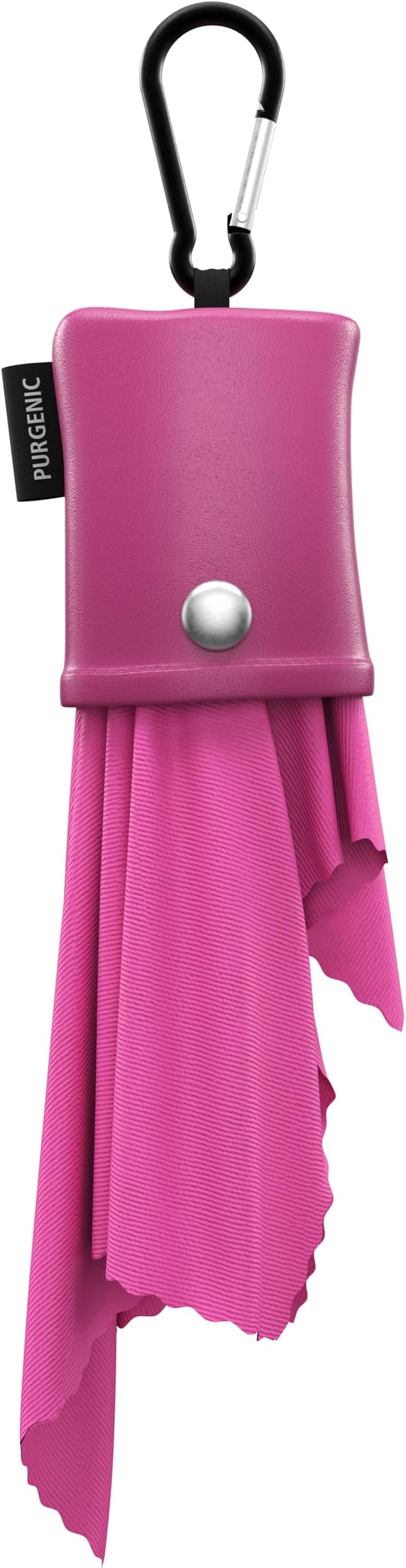 Microfiber Cloth & Glasses Wipes (1 Pack) Lens & Glasses Cleaning Cloth - Eyeglass Cleaner - Camera Lenses & Gadget Delicate Screens - Pink by Purgenic