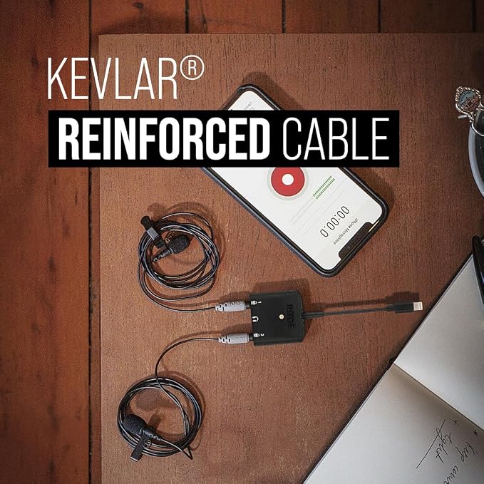 Rode SmartLav+ Lavalier Microphone for Smartphones,Black - Image 6